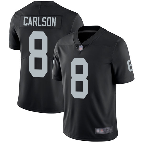 Men Oakland Raiders Limited Black Daniel Carlson Home Jersey NFL Football #8 Vapor Untouchable Jersey->oakland raiders->NFL Jersey
